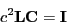 \begin{displaymath}
c ^{2} \mathbf{L} \mathbf{C} = \mathbf{I}
\end{displaymath}